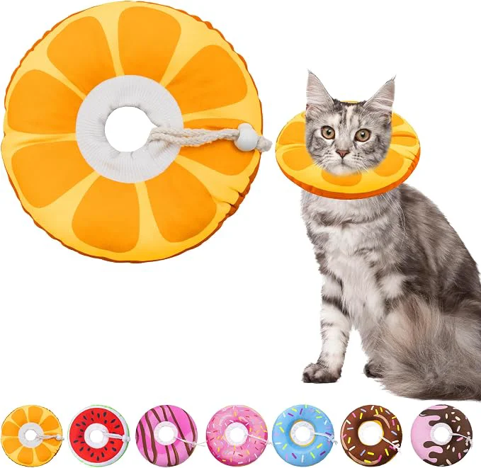 Efficient Cat Cone Collar Soft Adjustable Cat Recovery Collar Original Design
