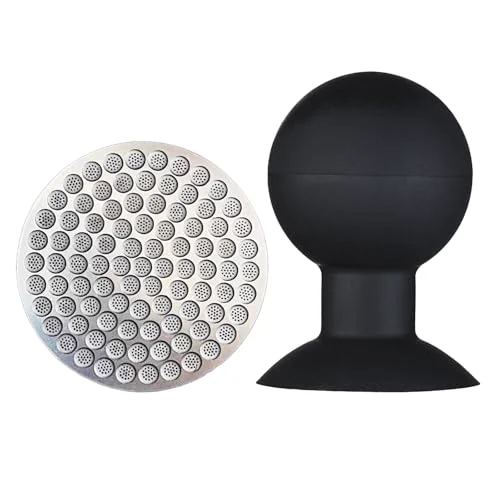Detailed Puck Screen Reusable Mesh Coffee Filter for Espresso Portafilter Basket with Silent Puck Screen Ejector Coffee Grounds Remover Knock Authentic