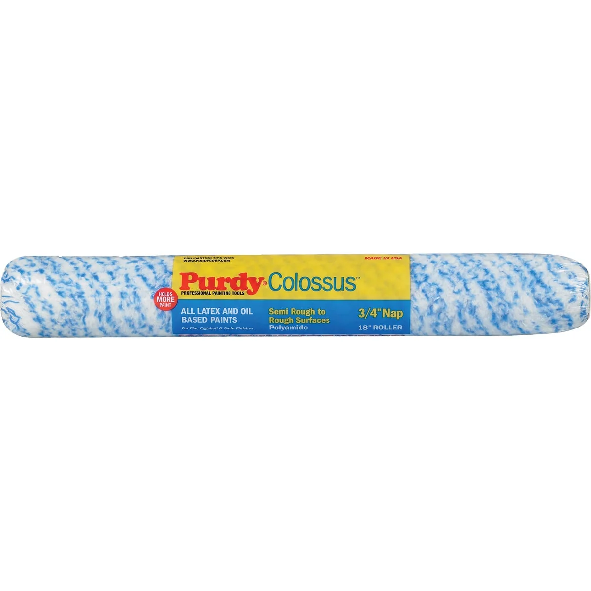Luxury Purdy Colossus 18 In. x 3 4 In. Woven Fabric Roller Cover Modern