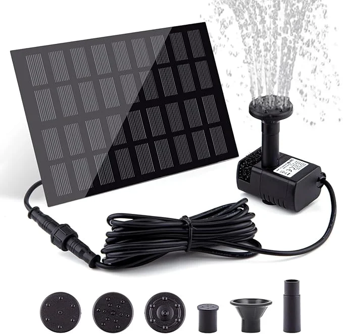 Secure Solar Fountain Pump for Bird Bath Enhanced