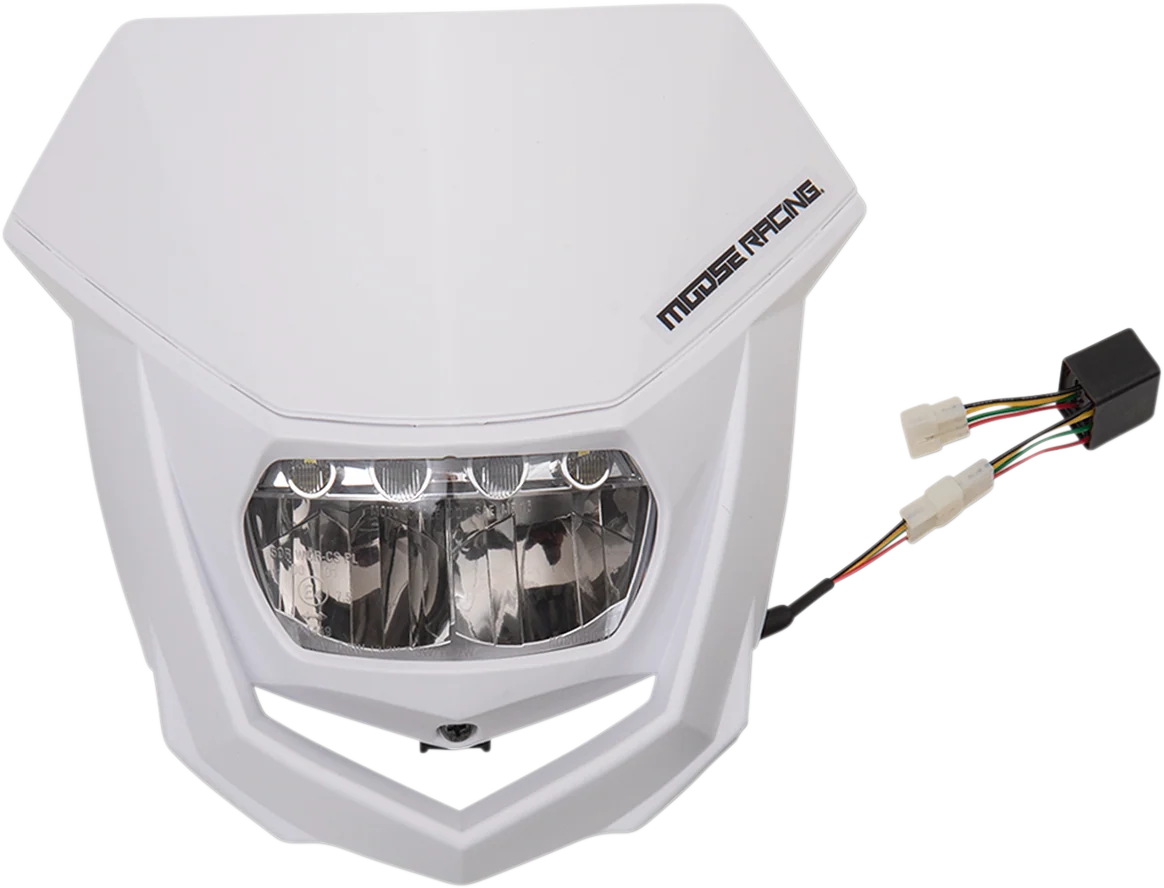 Green MOOSE RACING Halo LED Headlight – White 8667100008 Authentic