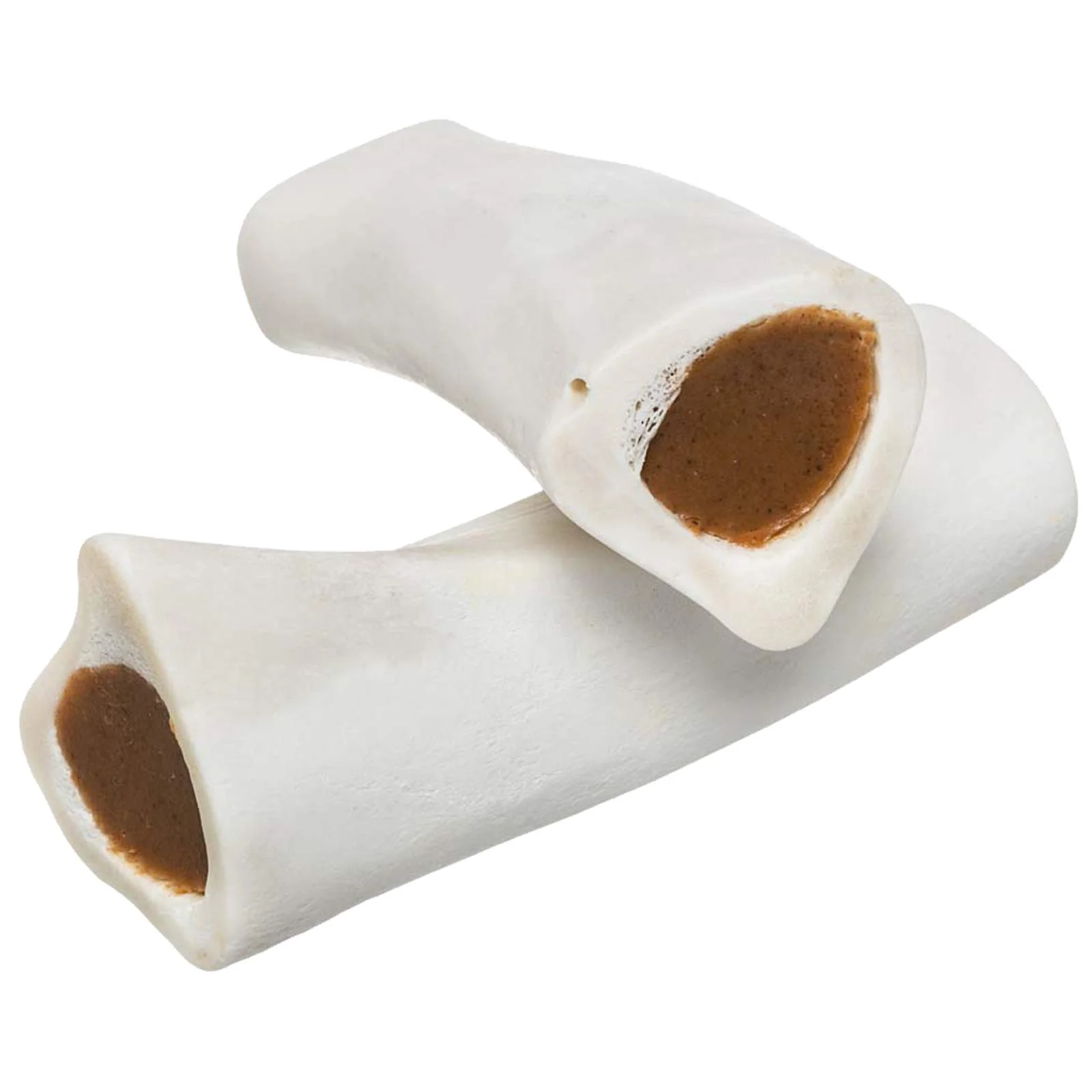 Fine Crafted Redbarn Filled Dog Bones – Peanut Butter Natural Long-Lasting Dental Chews for Aggressive Chewers Large 6-inch 5 Bones Reliable