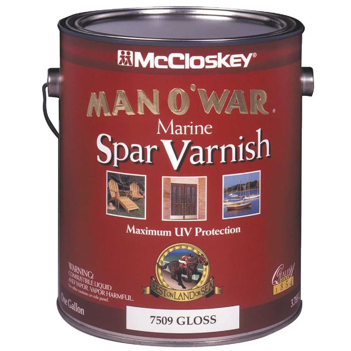 Consistent McCloskey Man O’War Gloss Spar Marine Interior Exterior Varnish Gallon Flexible