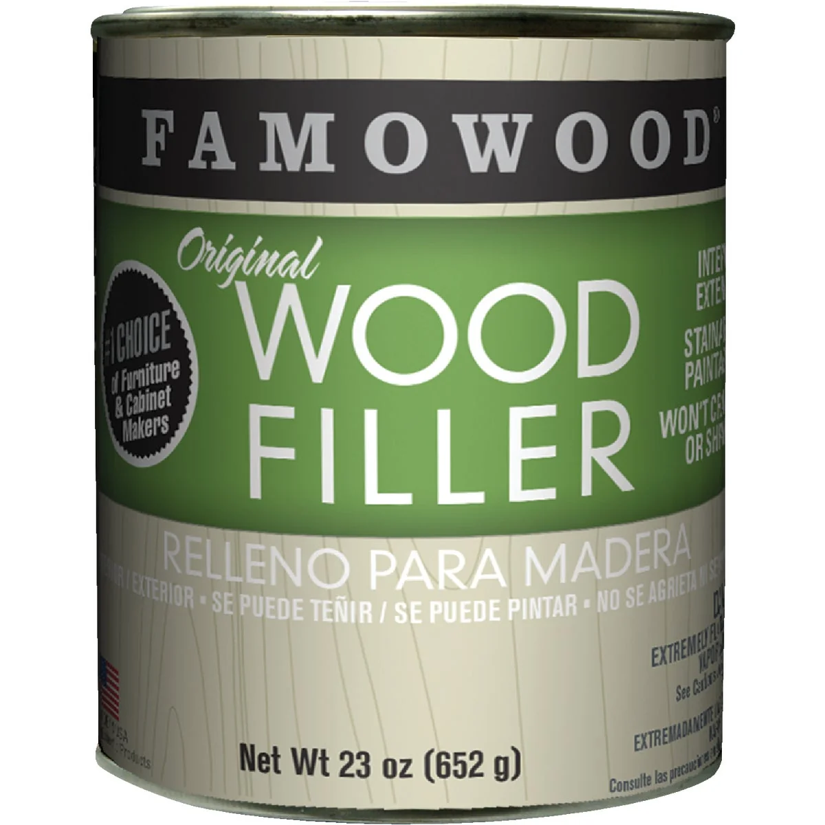 Premium Material FAMOWOOD Natural 23 Oz. Wood Filler Practical