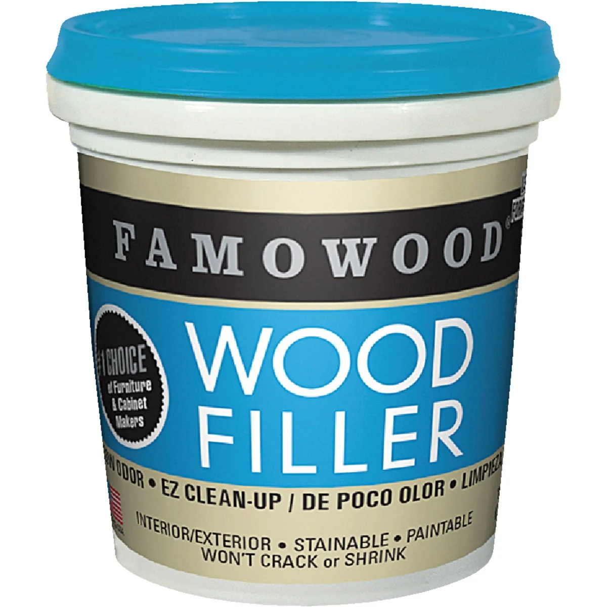 Durable FAMOWOOD Natural 6 Oz. Wood Filler Premium Material