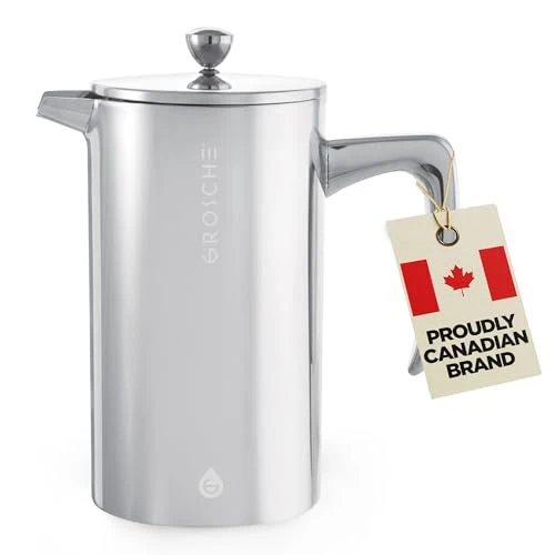 Advanced Dublin Double Wall Stainless Steel French Press Exclusive