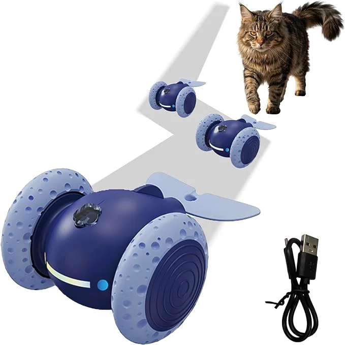 Top-Quality Puffluv Automatic Moving Kitten Toys Blue Automatic VersionAbout This Comfortable