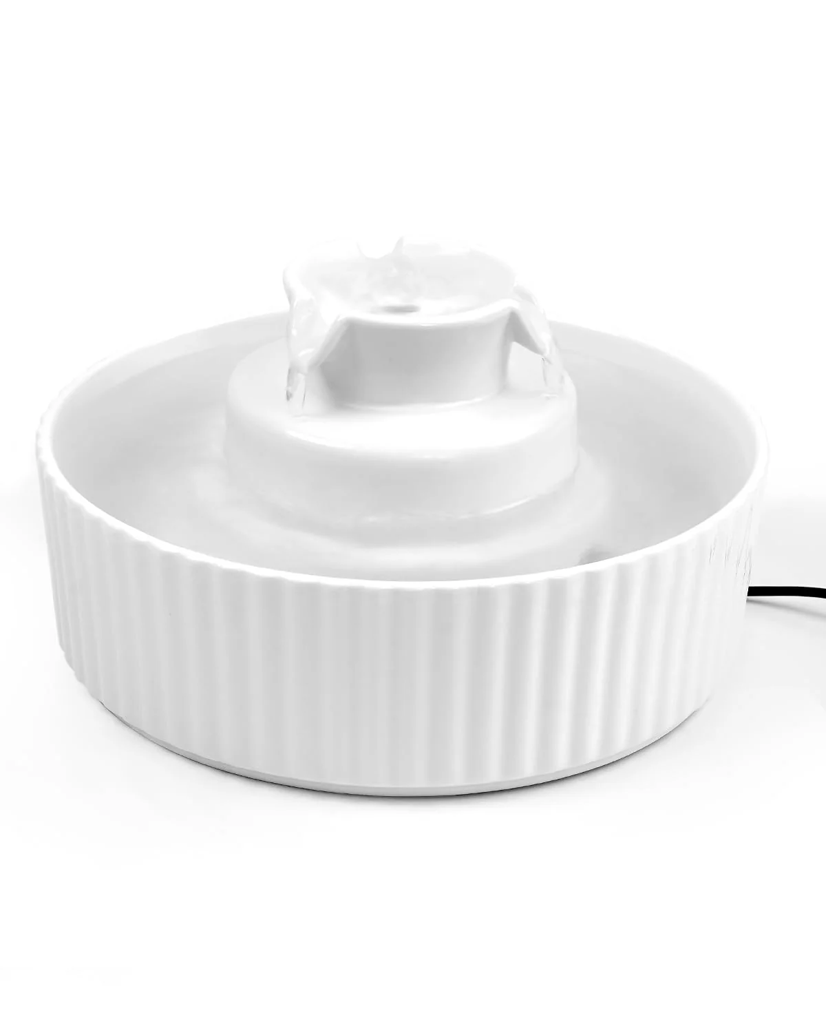 Dependable waatoos Ceramic Cat Water Fountain 2.1L Cupcake Design – 360° Drinking Quiet Pump Dual Filter Powerful