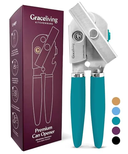 Contemporary Heavy Duty Manual Can Opener with Magnetic Lid Lifter Next-Generation
