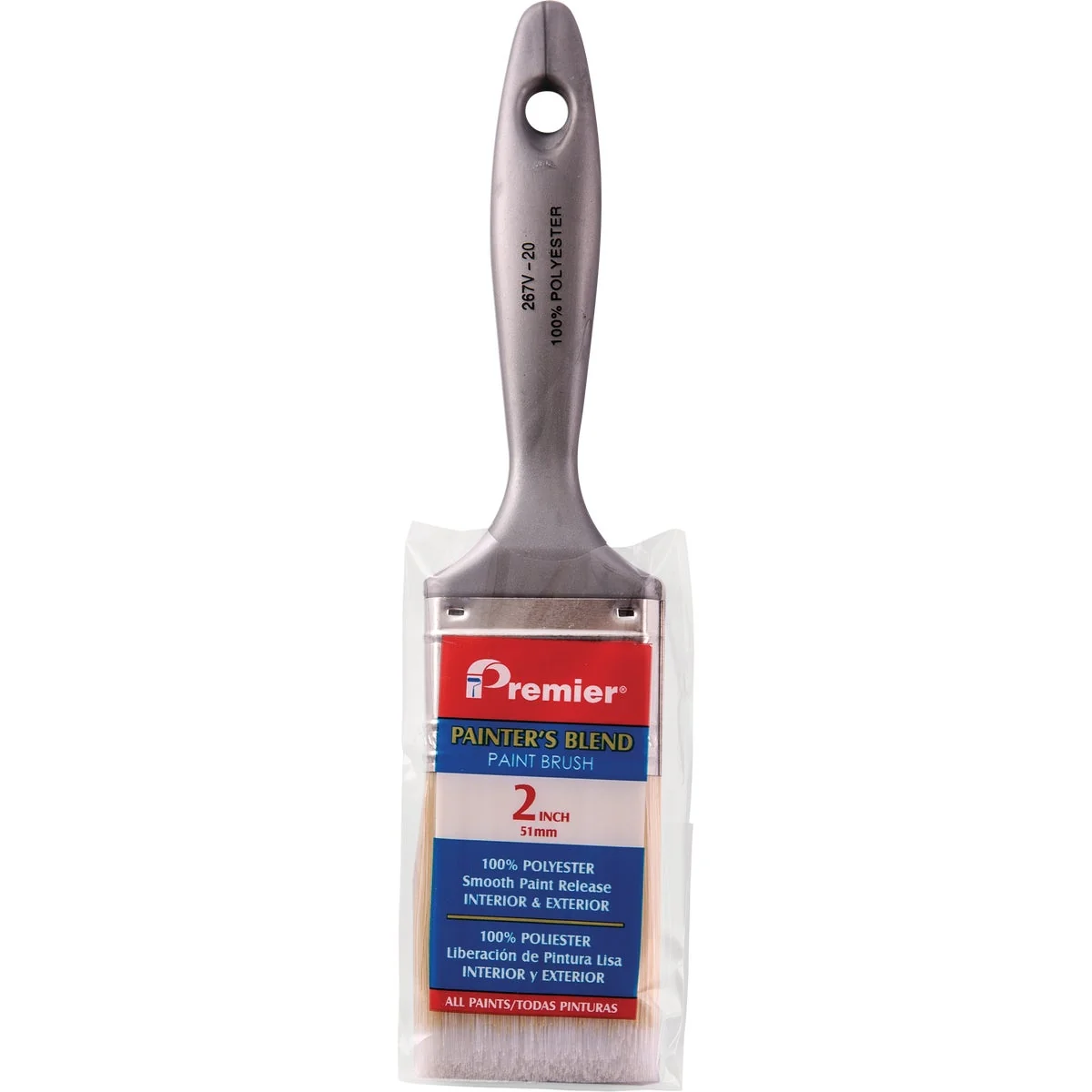 User-Friendly Premier Painter’s Blend 2 In. Flat Paint Brush Consistent