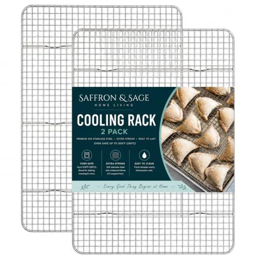 Safe Cookie Cooling Rack Pack of 2 2 Count Certified