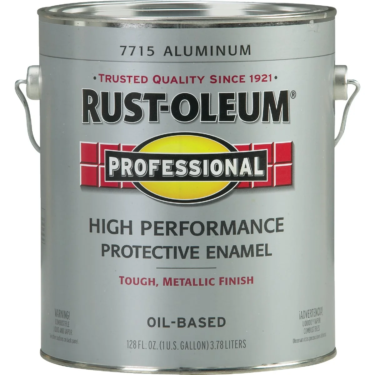 Powerful Rust-Oleum Professional Oil Based Gloss Protective Rust Control Enamel Aluminum 1 Gal. Trusted