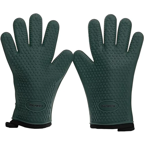 Specialty XL Silicone Smoker BBQ Gloves Official
