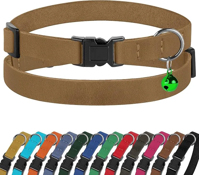 Artisan Breakaway Cat Collar Leather Sophisticated