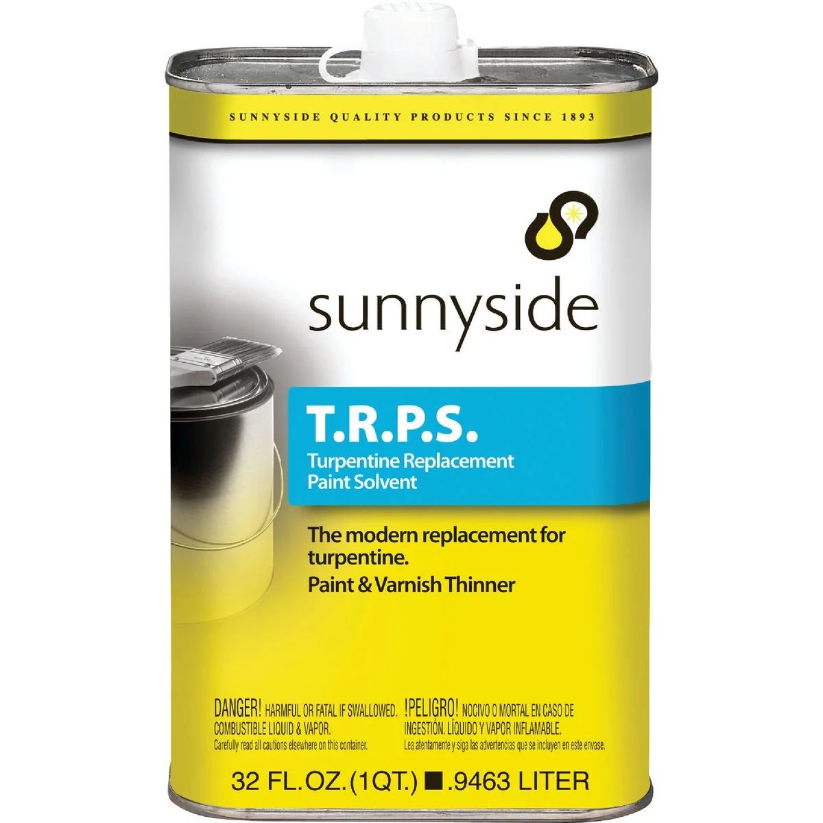 Refined Sunnyside 1 Quart T.R.P.S.Turpentine Paint Solvent Advanced
