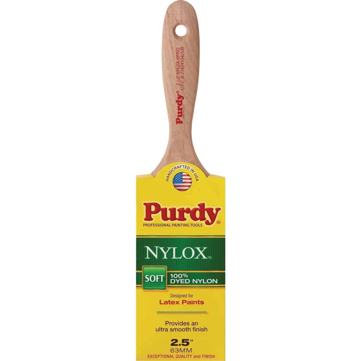 Smart Purdy Nylox Sprig 2-1 2 In. Flat Trim Soft Paint Brush Efficient