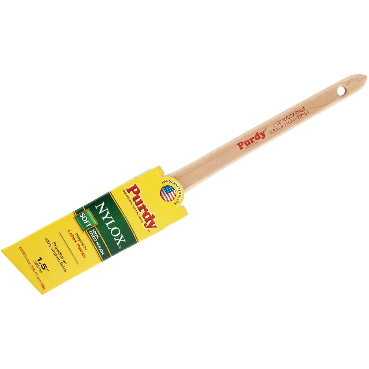 Purdy Nylox Dale 1-1 2 In. Angular Trim Soft Paint Brush Convenient