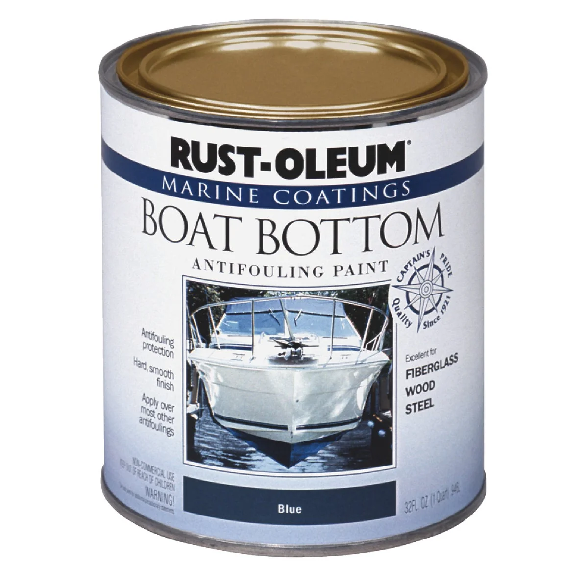 Sophisticated Rust-Oleum Satin Marine Boat Antifouling Paint Blue 1 Qt. Outstanding