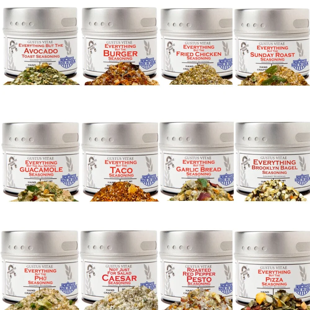 Soft Everything But The…Everything Seasonings Collection Complete 12 Pack Set Original