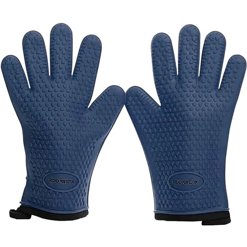 Traditional Silicone Smoker BBQ Gloves Relaxed
