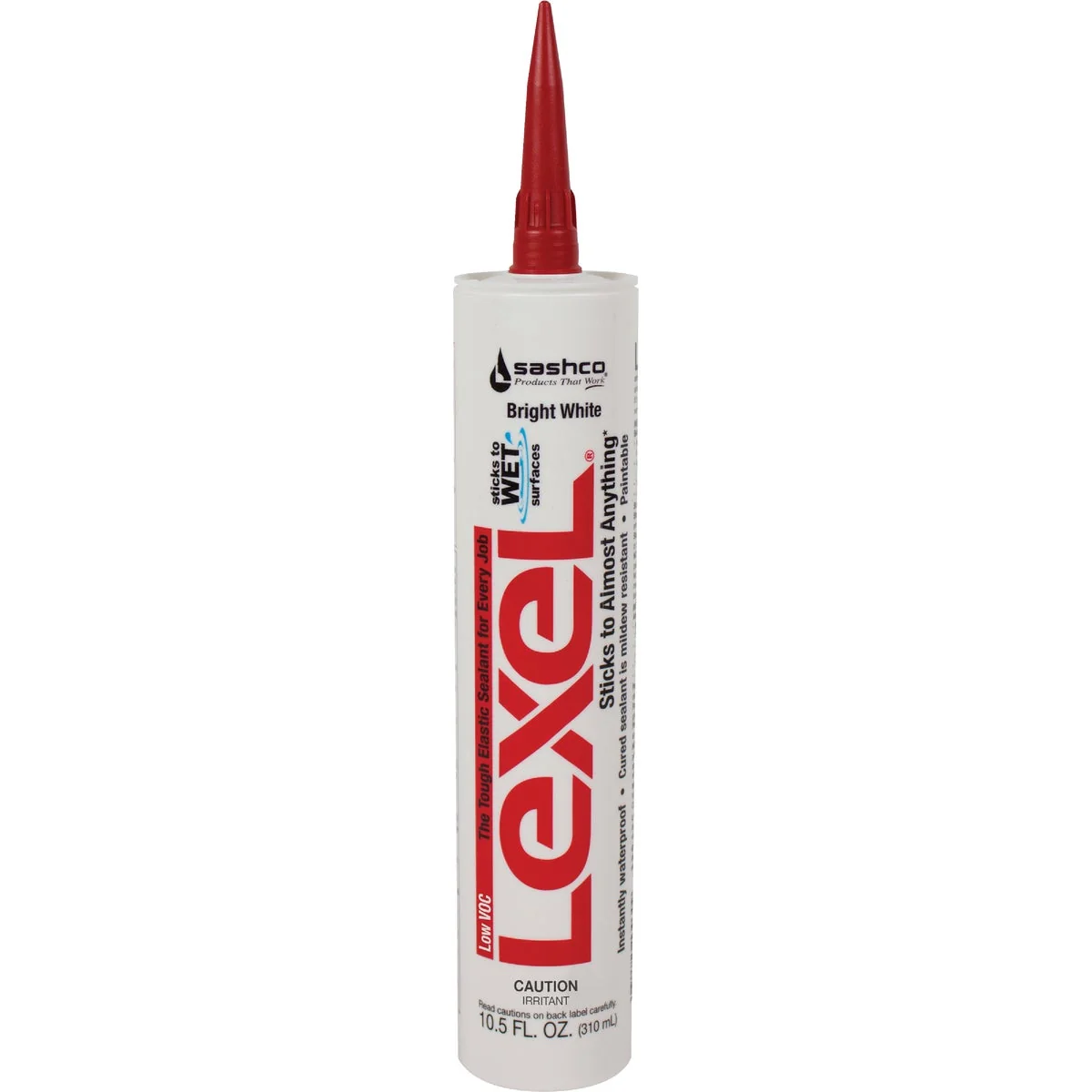 Premium Sashco Lexel 10.5 Oz. VOC Caulk Polymer Sealant Bright White Unique