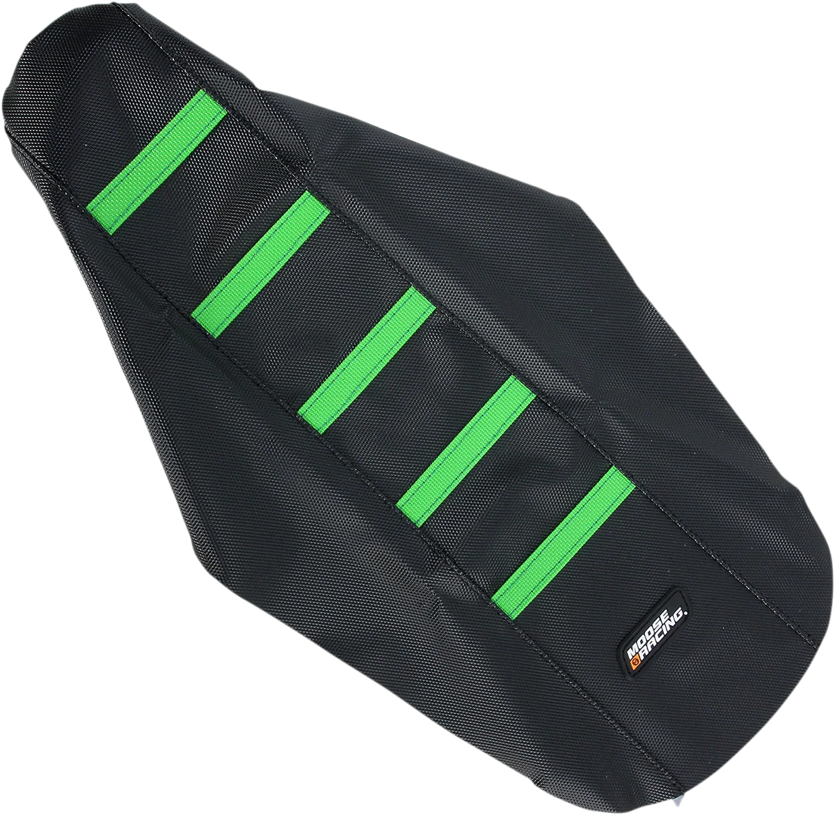 Fashionable MOOSE RACING Ribbed Seat Cover – Black Cover Green Ribs – Kawasaki KX8514-33RT Casual