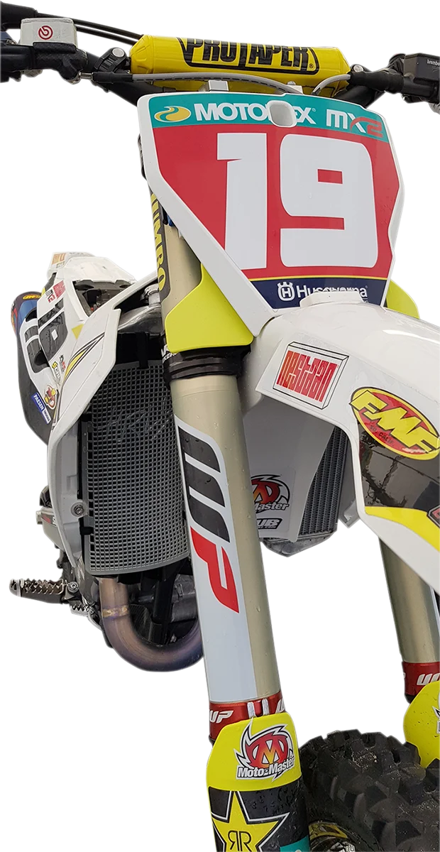Sophisticated MOOSE RACING Mud Radiator Cover – White – Yamaha HPRMUDYZ2502TM Genuine
