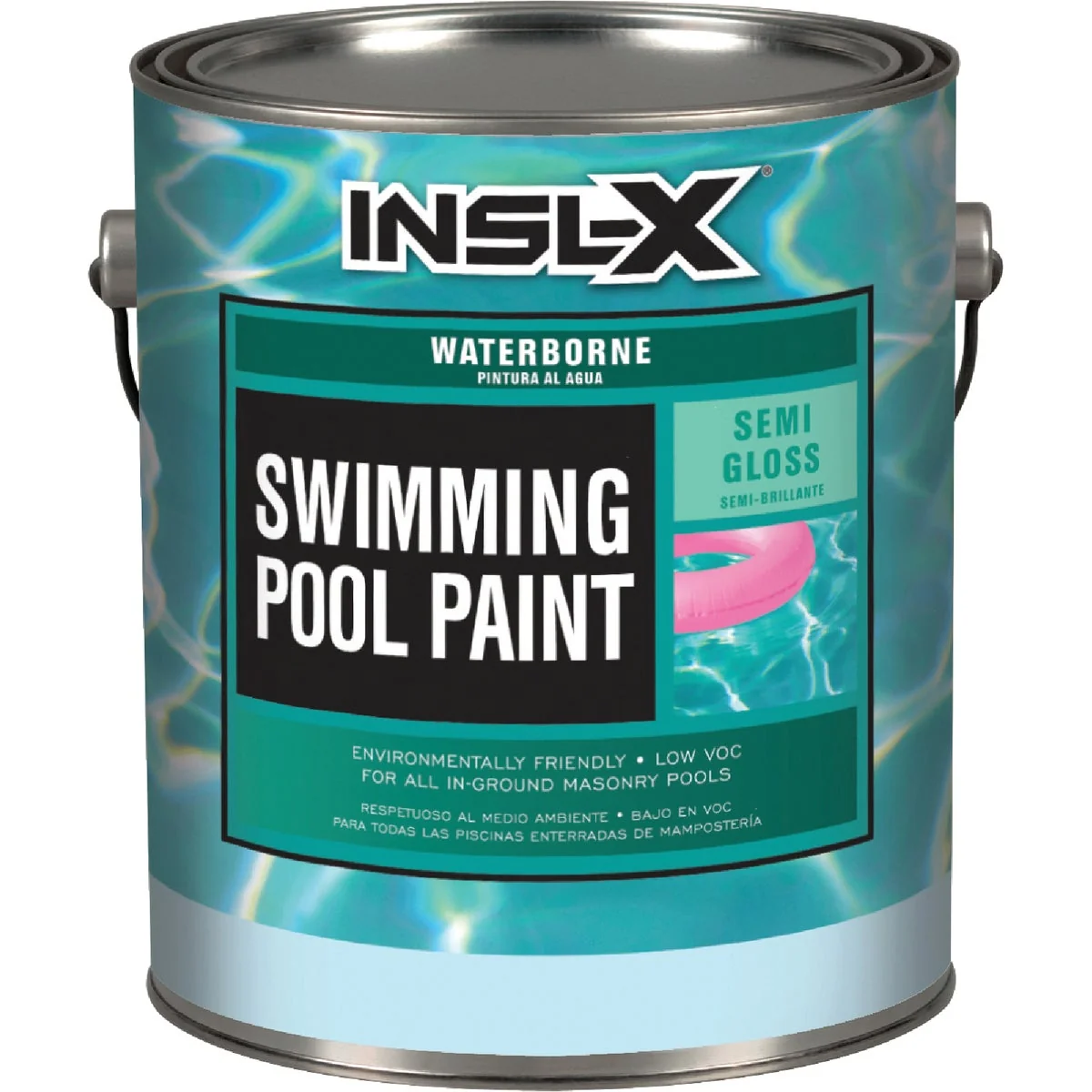Verified Insl-X 1 Gal. Ocean Blue Semi-Gloss Waterborne Pool Paint Refined