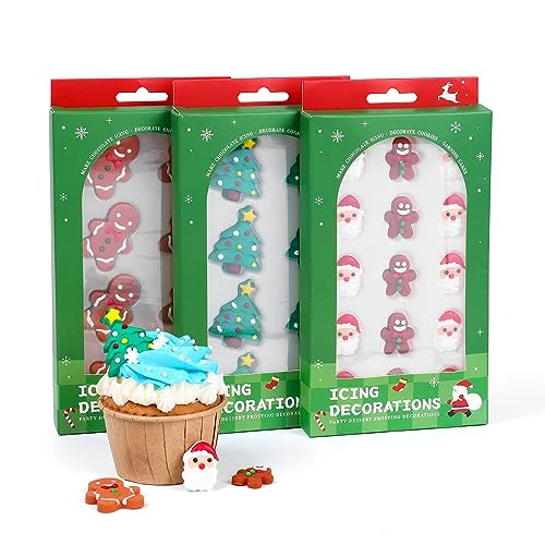 Functional Edible Christmas Cookie Decorations 31 Count Sustainable