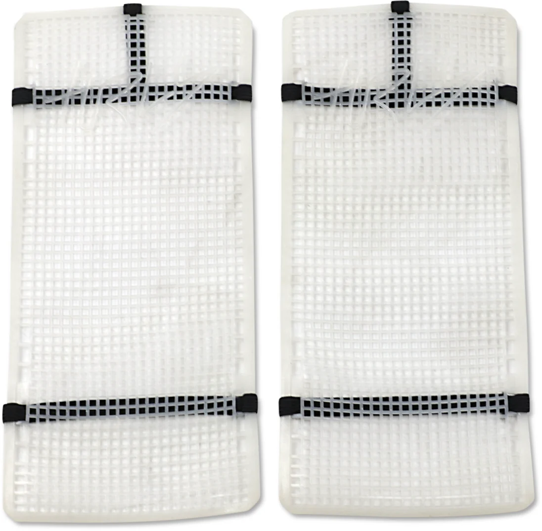 Smooth MOOSE RACING Mud Radiator Cover – White – KTM HPRMUDKT2502TM Breathable