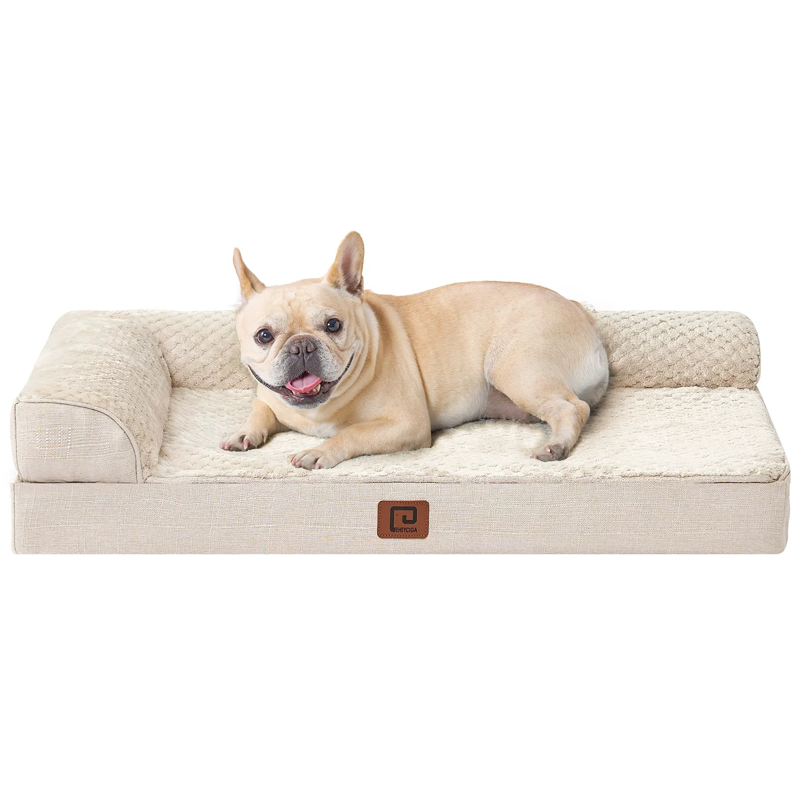 Selected EHEYCIGA Memory Foam Dog Bed for Medium Dogs Waterproof Orthopedic Removable Cover Green