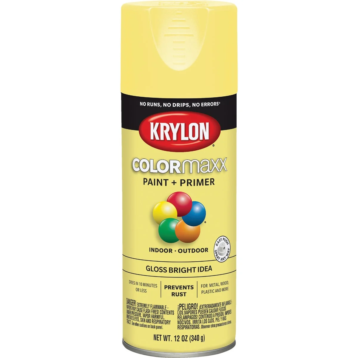 Stylish Krylon ColorMaxx 12 Oz. Gloss Spray Paint Bright Idea Official