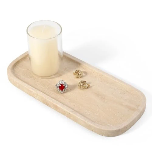 Convenient Travertine Tray Flexible