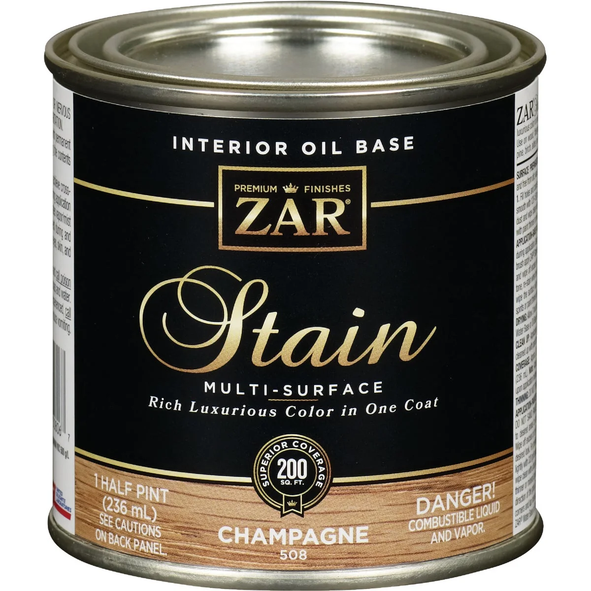 Versatile Zar 1 2 Pt. Champagne Oil-Based Multi-Surface Interior Stain Powerful