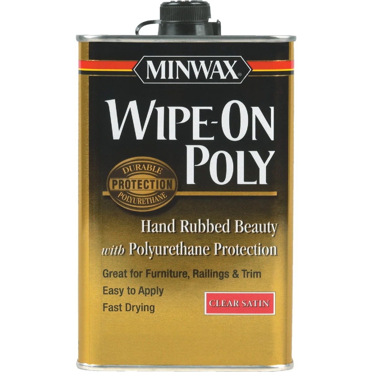 Trendy Minwax Satin Wipe-On Interior Polyurethane 1 Qt. Excellent