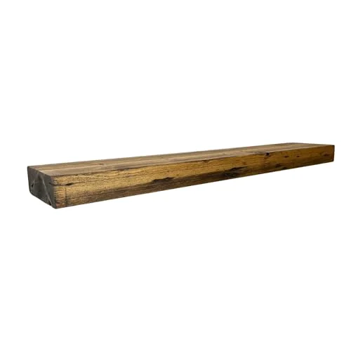 Fashionable Reclaimed Wood Fireplace Mantel Shelf Superior