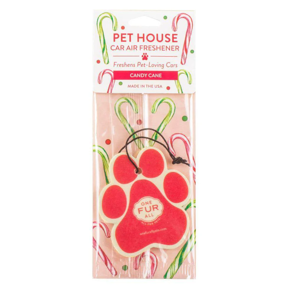 High-End Candy Cane Car Air Freshener Sophisticated