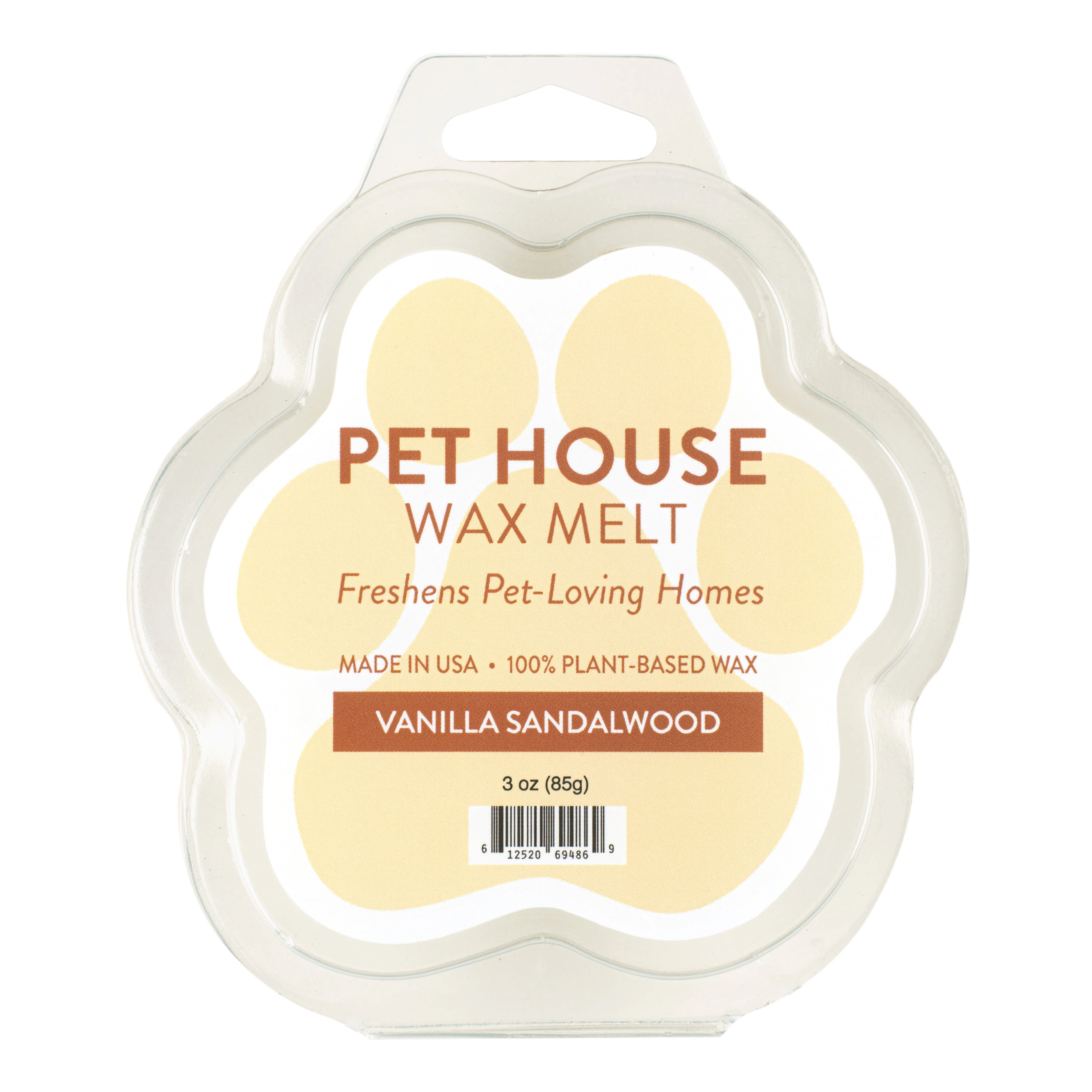 Easy-to-Use Vanilla Sandalwood Wax Melt Solid
