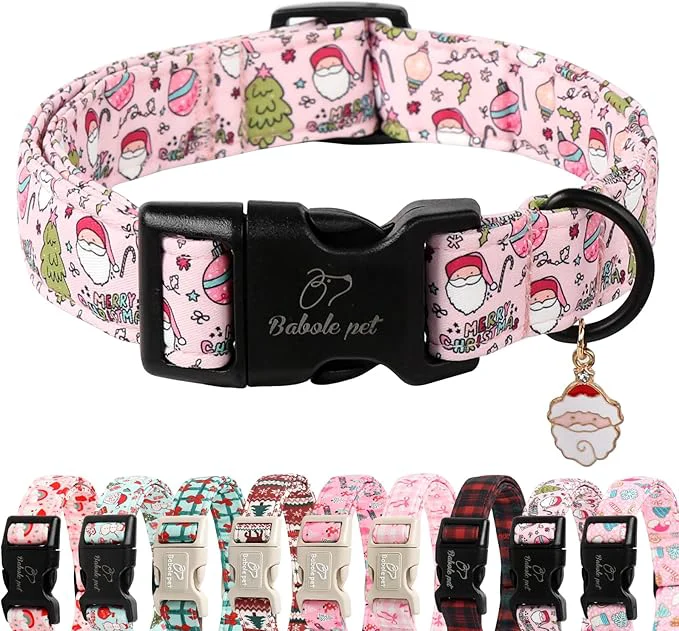 Verified Christmas Dog Collar for Puppy Small Dogs Durable
