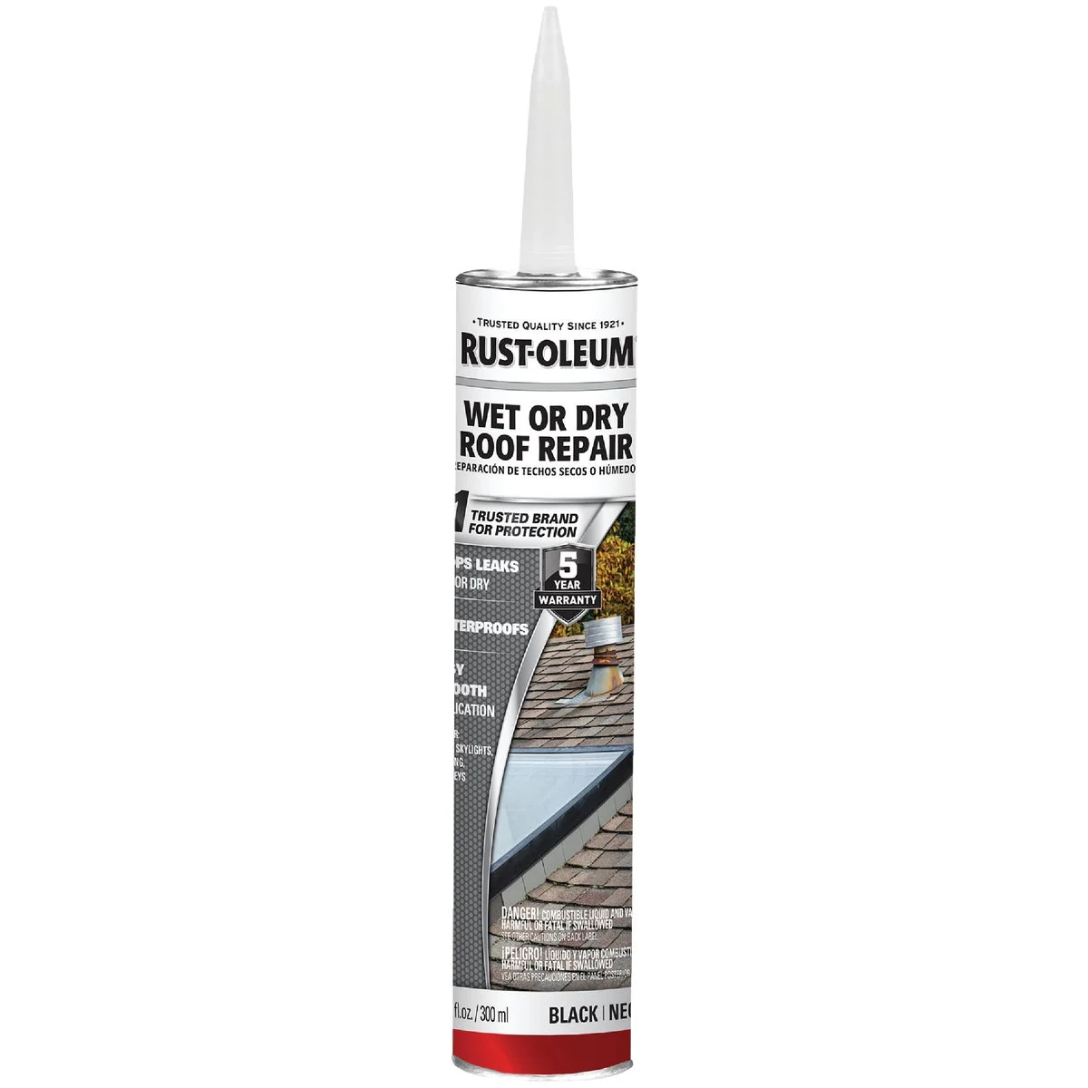 Exclusive Rust-Oleum 10.1 Oz. Black Wet or Dry Roof Repair Artisan
