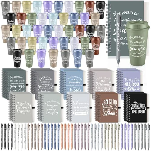 Easy-to-Use 135 Pcs Employee Appreciation Gift Set 135 Count Lightweight
