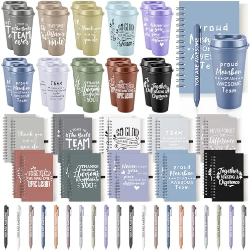 World-Class 60 Pcs Employee Appreciation Gift Set 60 Count Reusable