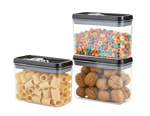 Flexible Flip Tite Storage Container with Lid 4 RECTANGULAR Airtight Ring Flip Top 3 Count Artisan