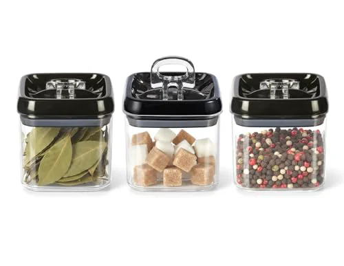 Recyclable Flip Tite Food Storage Container 5 LARGE Size Airtight Lid Lock Top 3 Count Functional