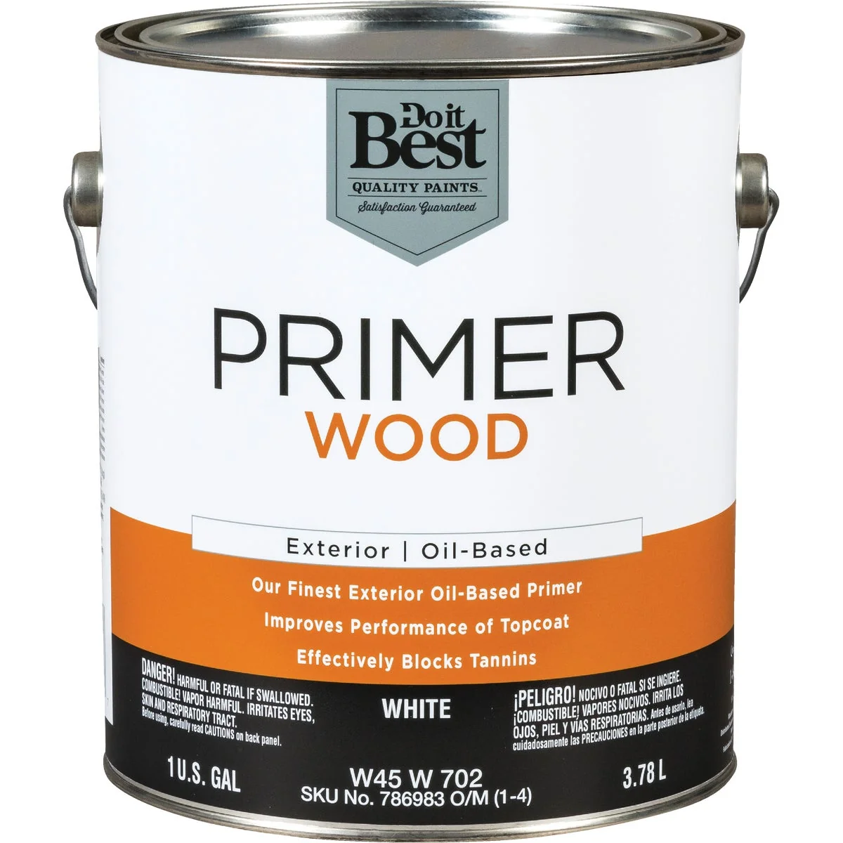 Contemporary Do it White Exterior Primer 1 Gal. Clean