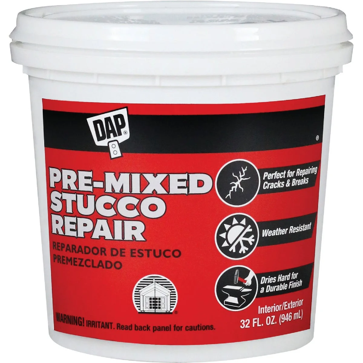 Genuine DAP 32 Oz. Pre-Mixed Stucco Patch Trusted