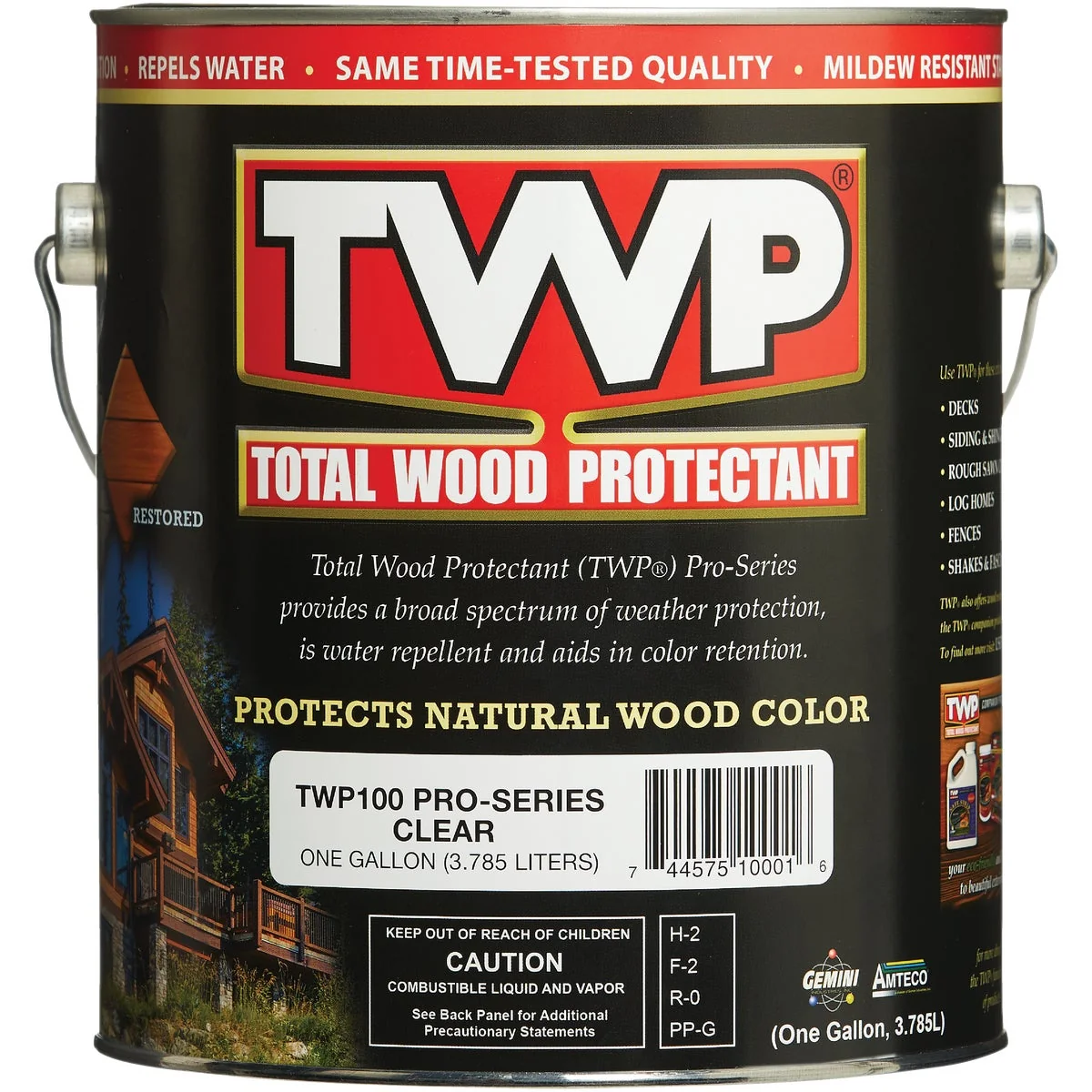Selected TWP100 Pro Series Wood Protectant Clear 1Gal. Classic