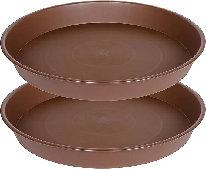 Exceptional 2 Pack of 20 21 inch Plant Saucer Round Deep Plant Saucers Premium Material