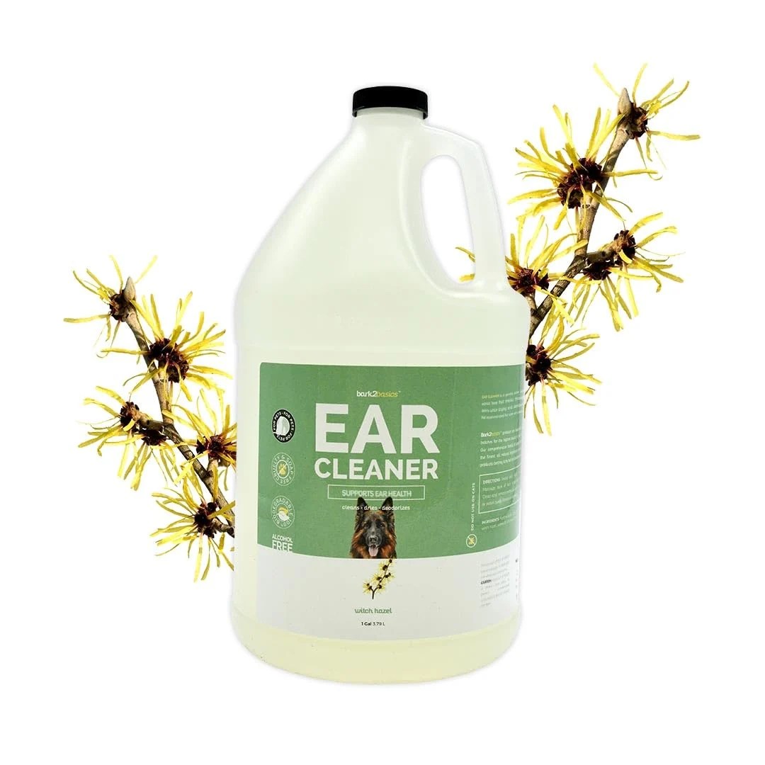 Flexible Bark2Basics Dog Ear Cleaner – All-Natural Soap- Witch Hazel Chamomile 1 Gallon Organic