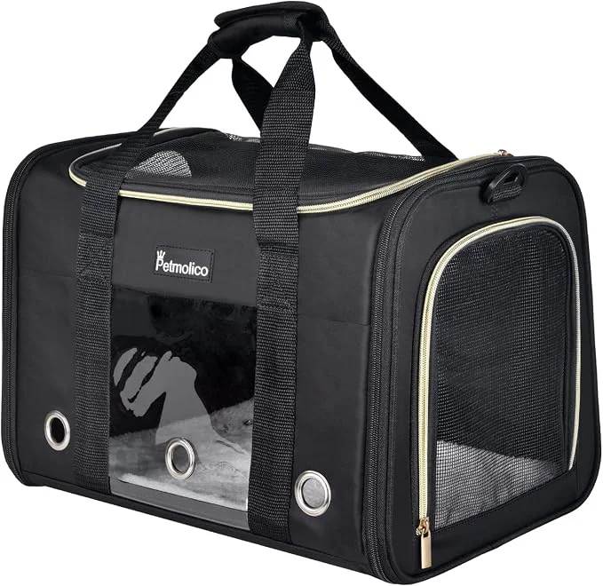 Versatile Petmolico Cat Carrier Soft-Sided Pet Bag Genuine